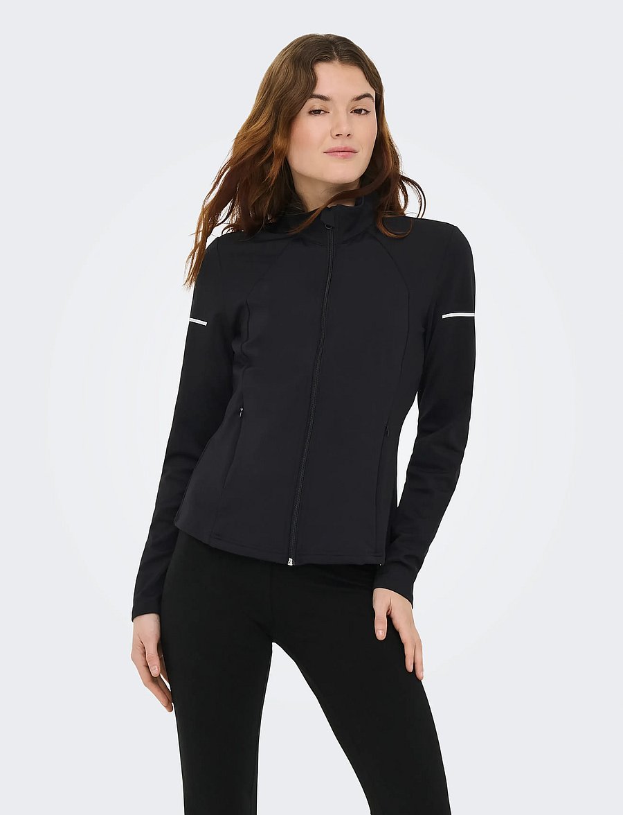 Only Play - ONPFLORA HN FZ LS WARM JCK - black - 0
