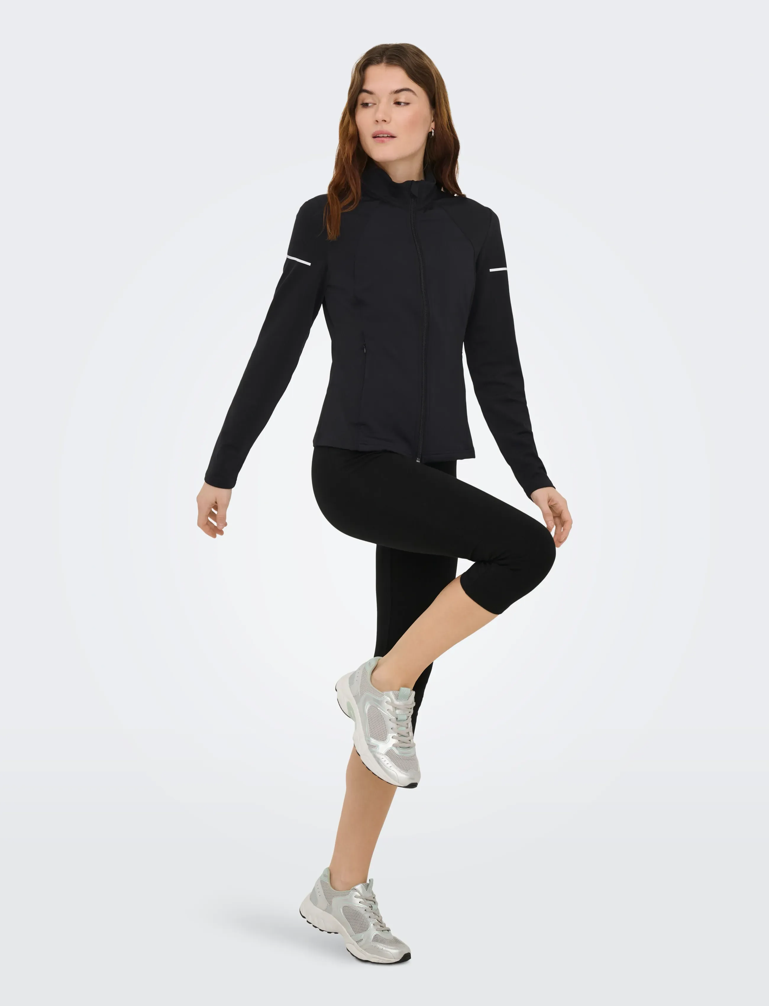 Only Play - ONPFLORA HN FZ LS WARM JCK - black - 4
