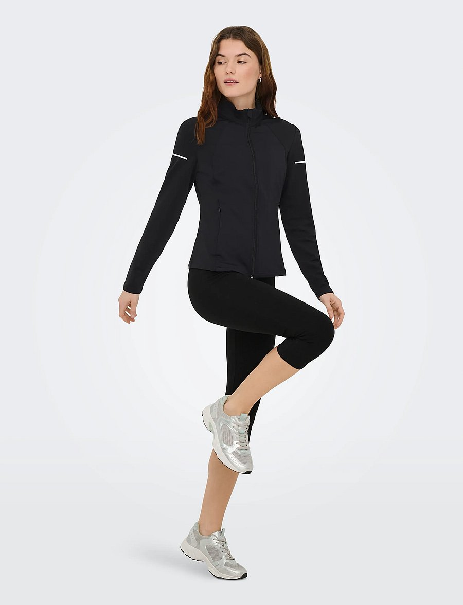 Only Play - ONPFLORA HN FZ LS WARM JCK - black - 4