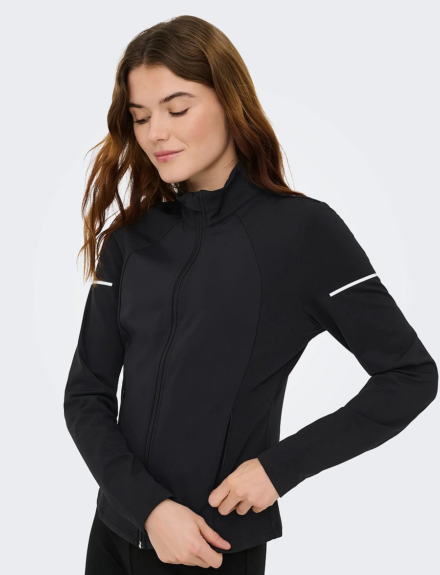 Only Play - ONPFLORA HN FZ LS WARM JCK - black - 5