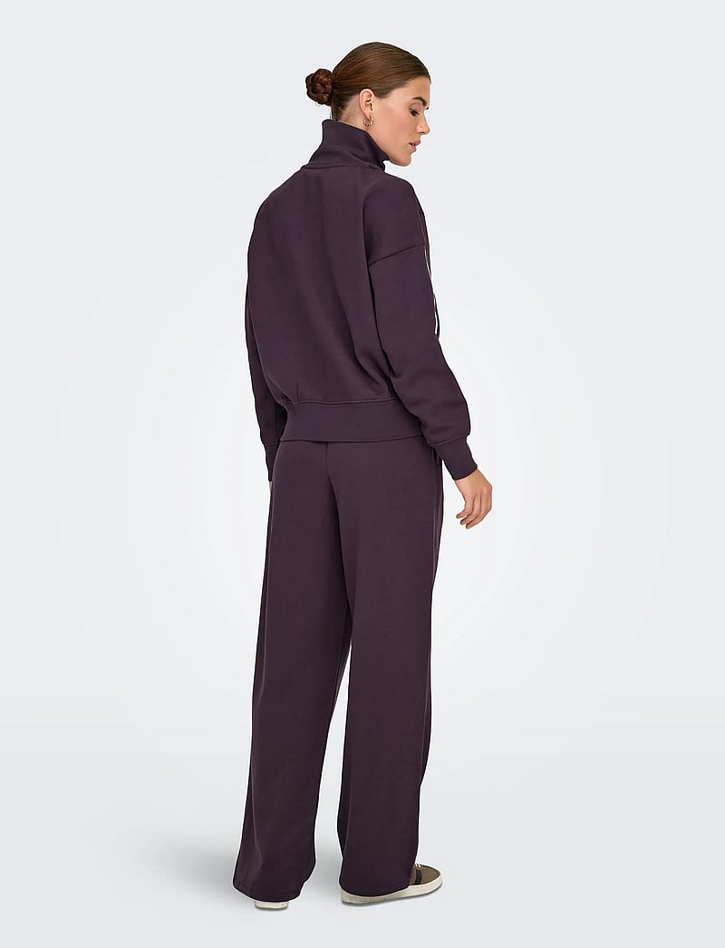 Only Play - ONPFREJA LIFE HN HZ LS SWT - oberteile - plum perfect - 4