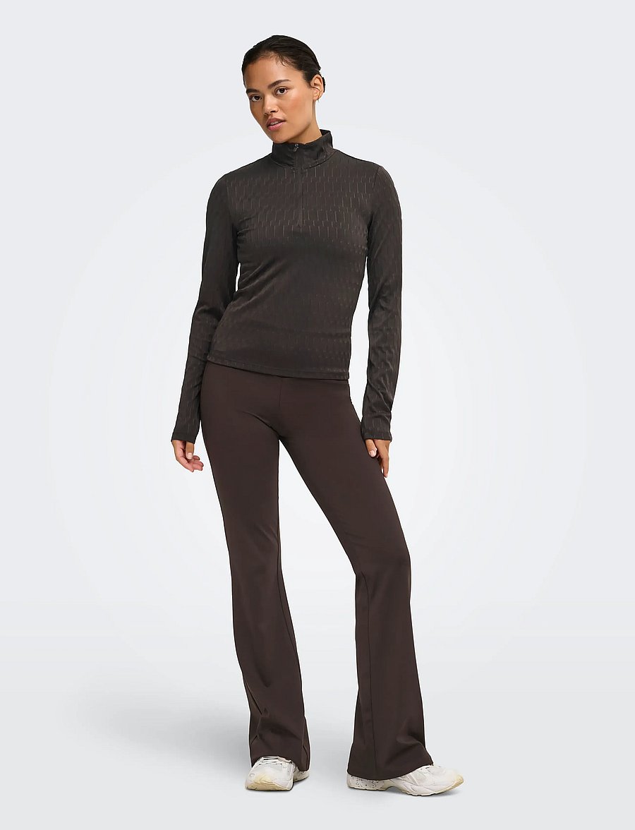 Only Play - ONPFRIDA HN HZ LS SHORT TOP - langarmshirts - chocolate torte - 4