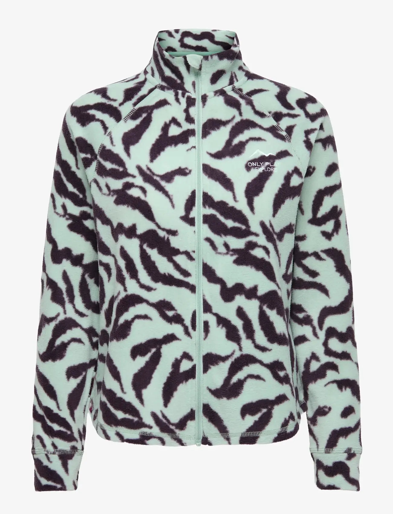 Only Play - ONPINO HN FZ LS FLEECE AOP JCK - tops - surf spray - 1