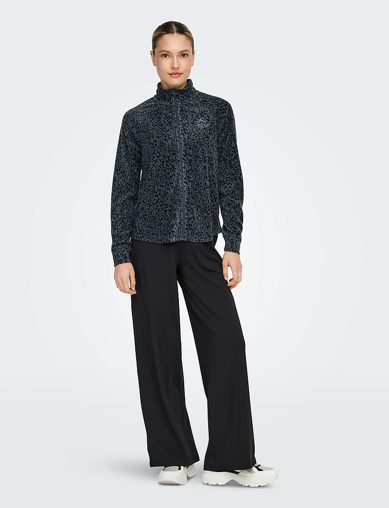 Only Play - ONPINO HN FZ LS FLEECE AOP JCK - oberteile - turbulence - 4