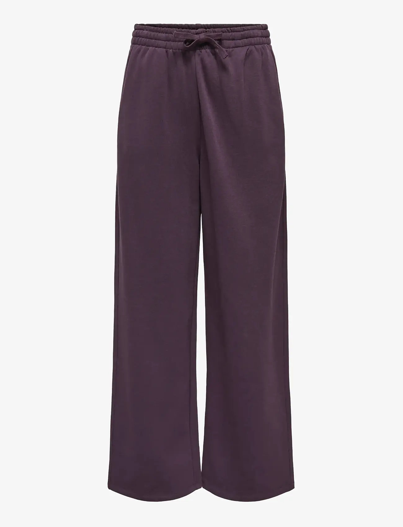 Only Play - ONPJONI LIFE HW BRUSH WIDE SWT PNT - träningsbyxor - plum perfect - 1