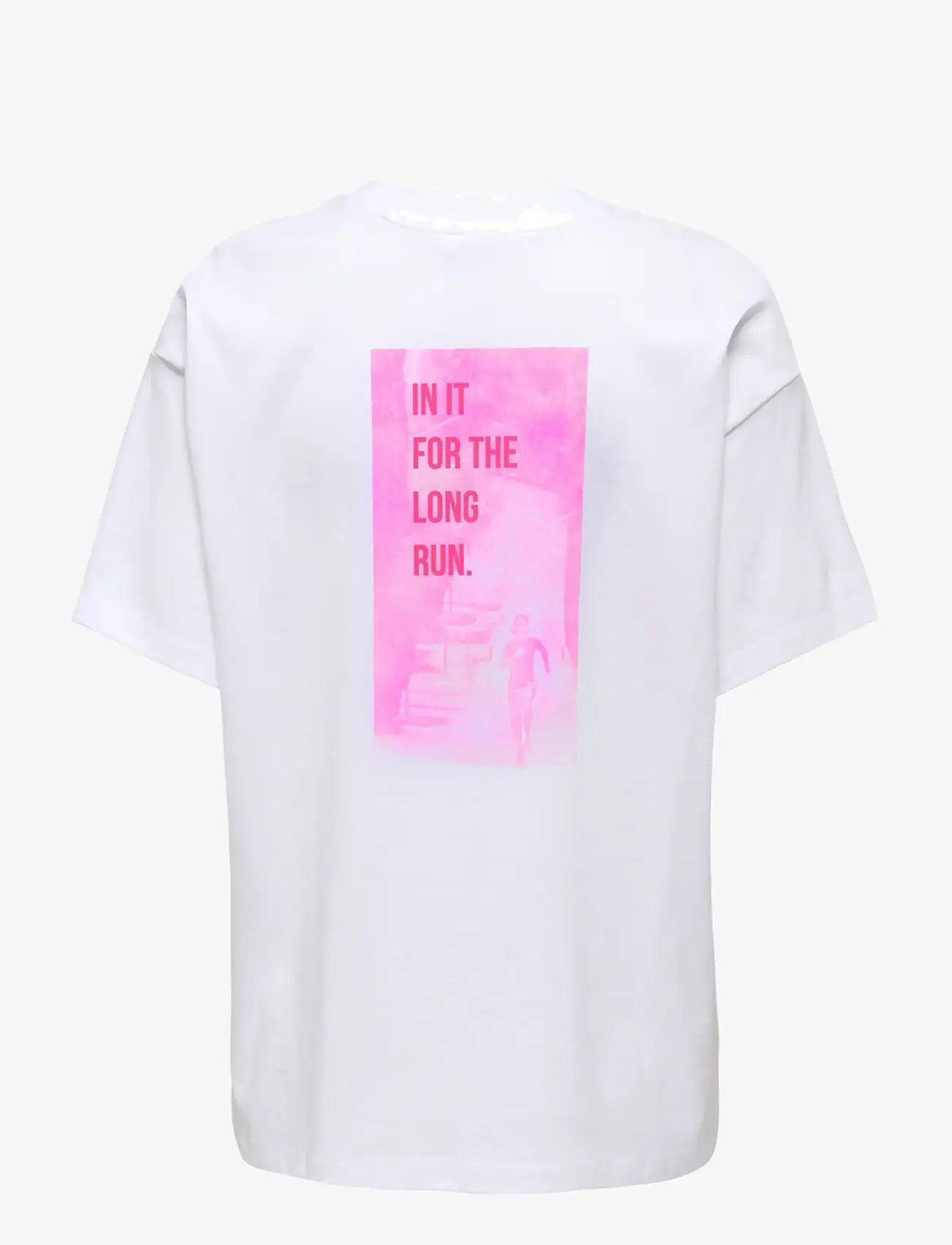 Only Play - ONPJANA LIFE ON SS LOOSE JRS TEE - t-shirts - white - 2