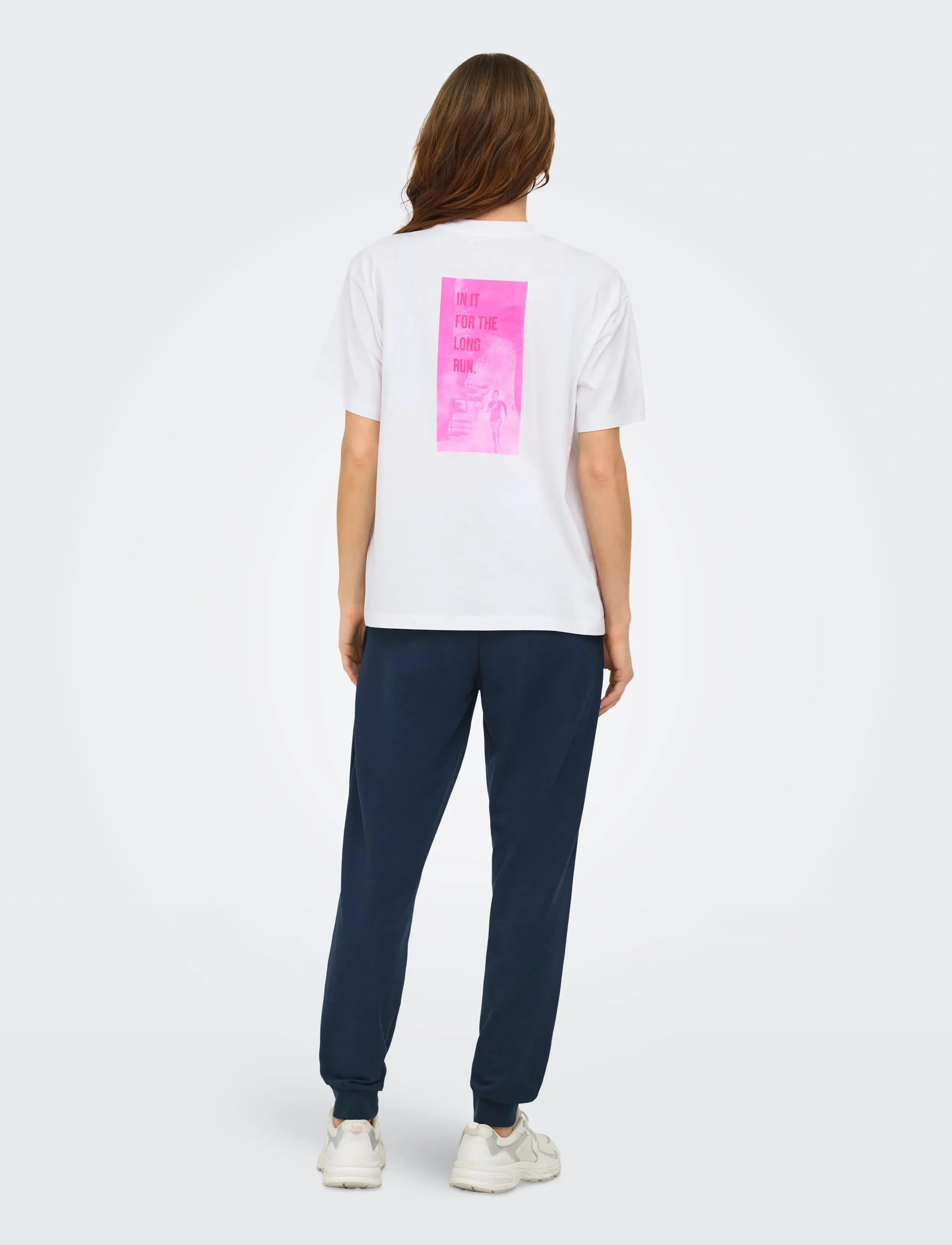 Only Play - ONPJANA LIFE ON SS LOOSE JRS TEE - t-shirty - white - 3