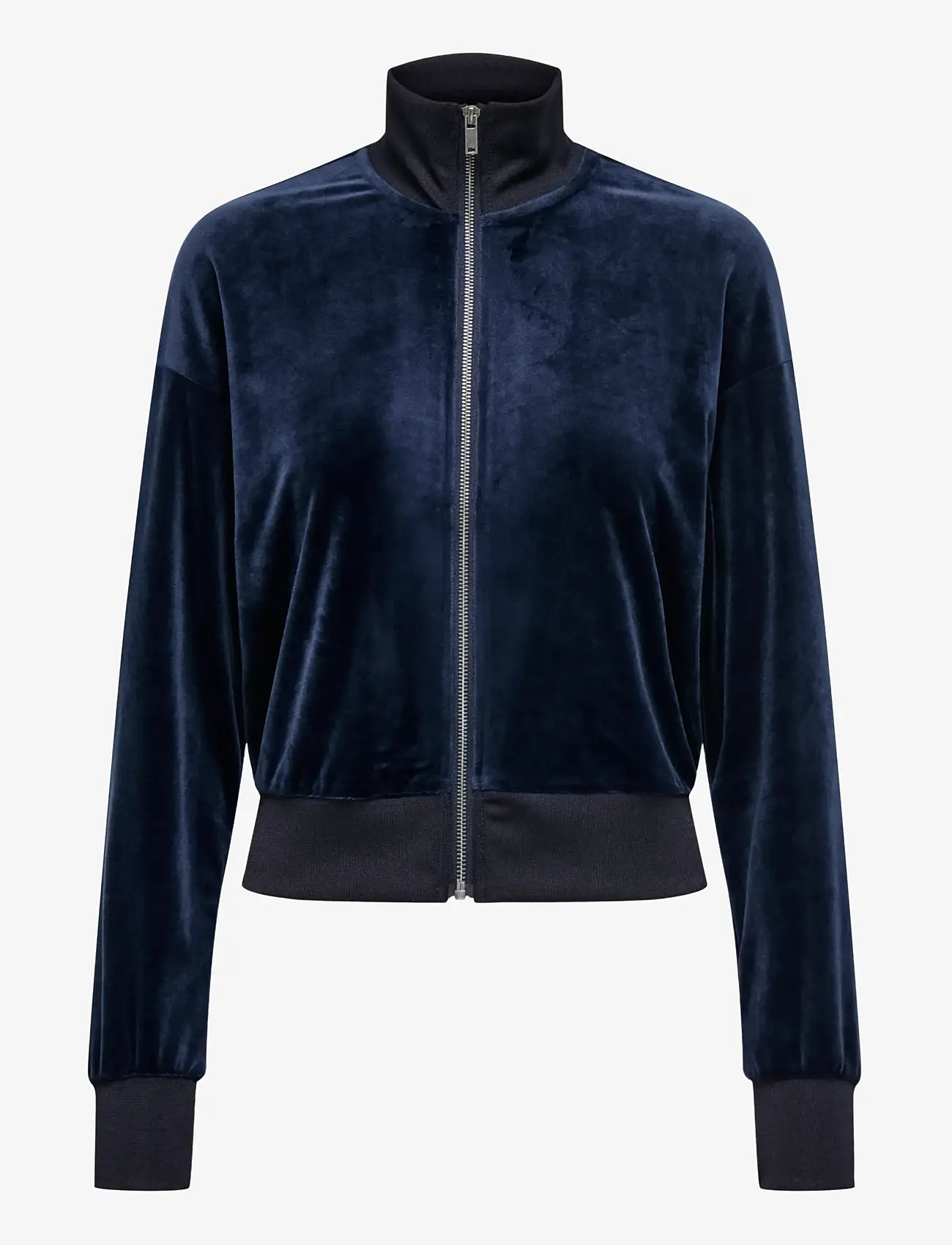 Only Play - ONPMIA HN FZ LS SHORT VELVET SWT - dressipluusid - night sky - 1