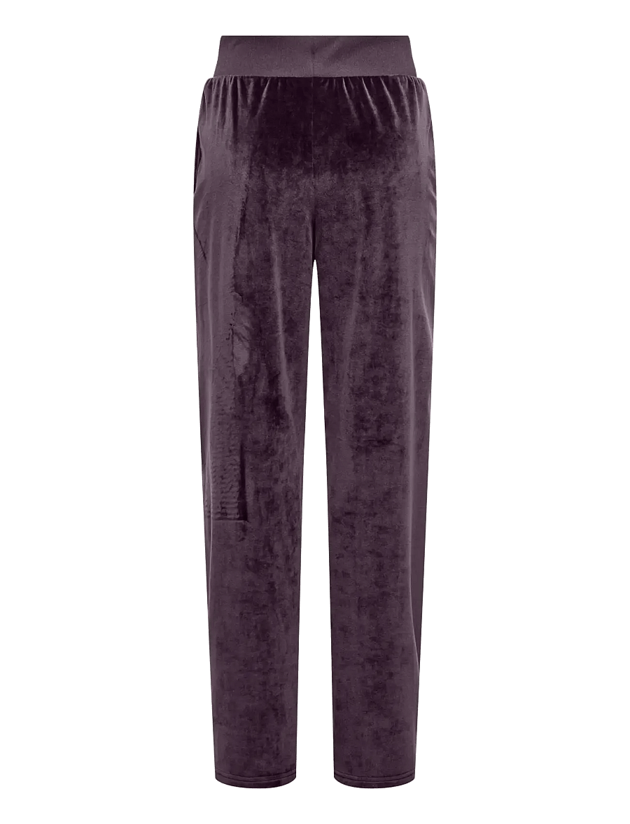 Only Play - ONPMIA HW WIDE VELVET SWT PNT - trainingsbroek - plum perfect - 1