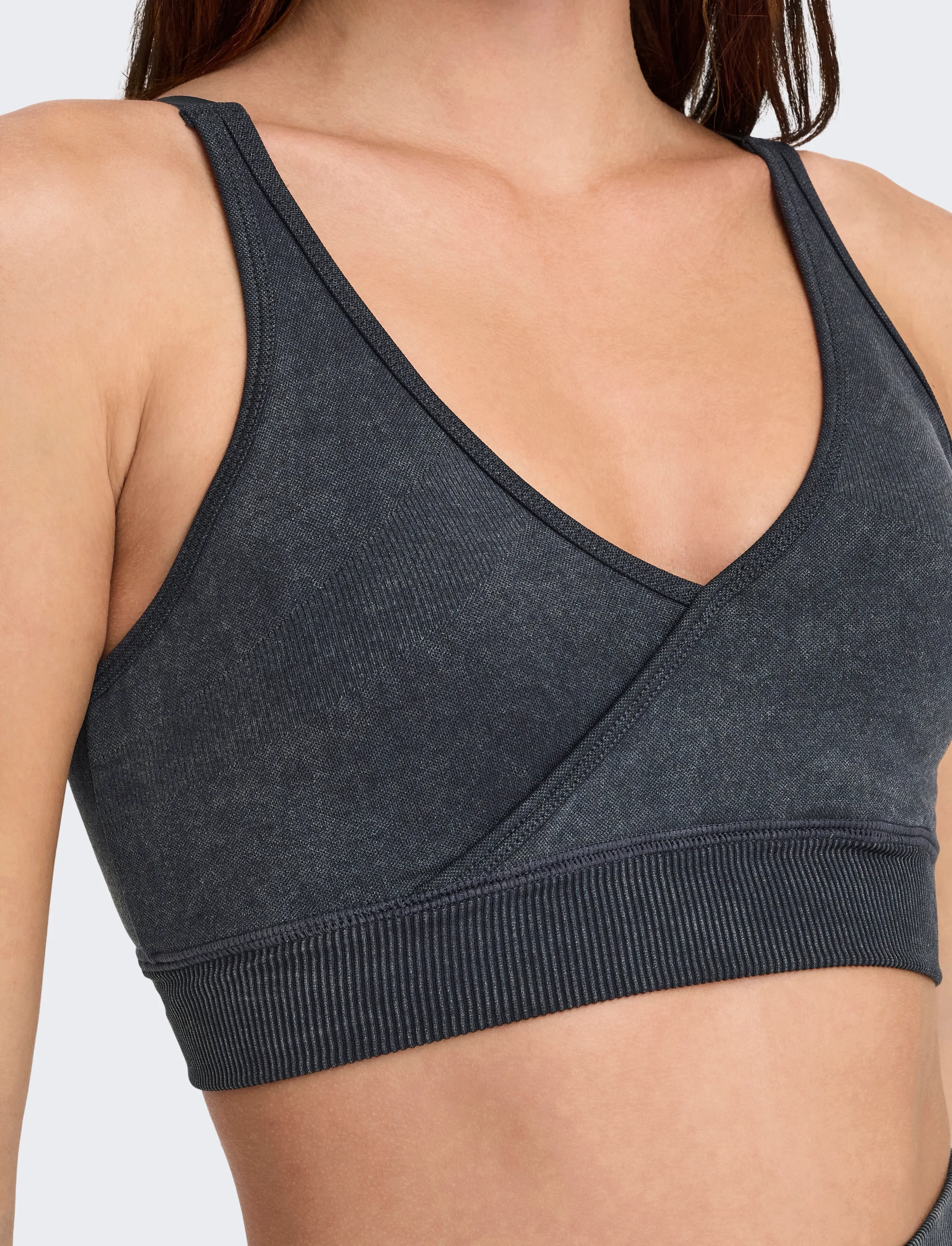 Only Play - ONPJOA-2 WRAP SEAM BRA - spordirinnahoidjad - black - 5
