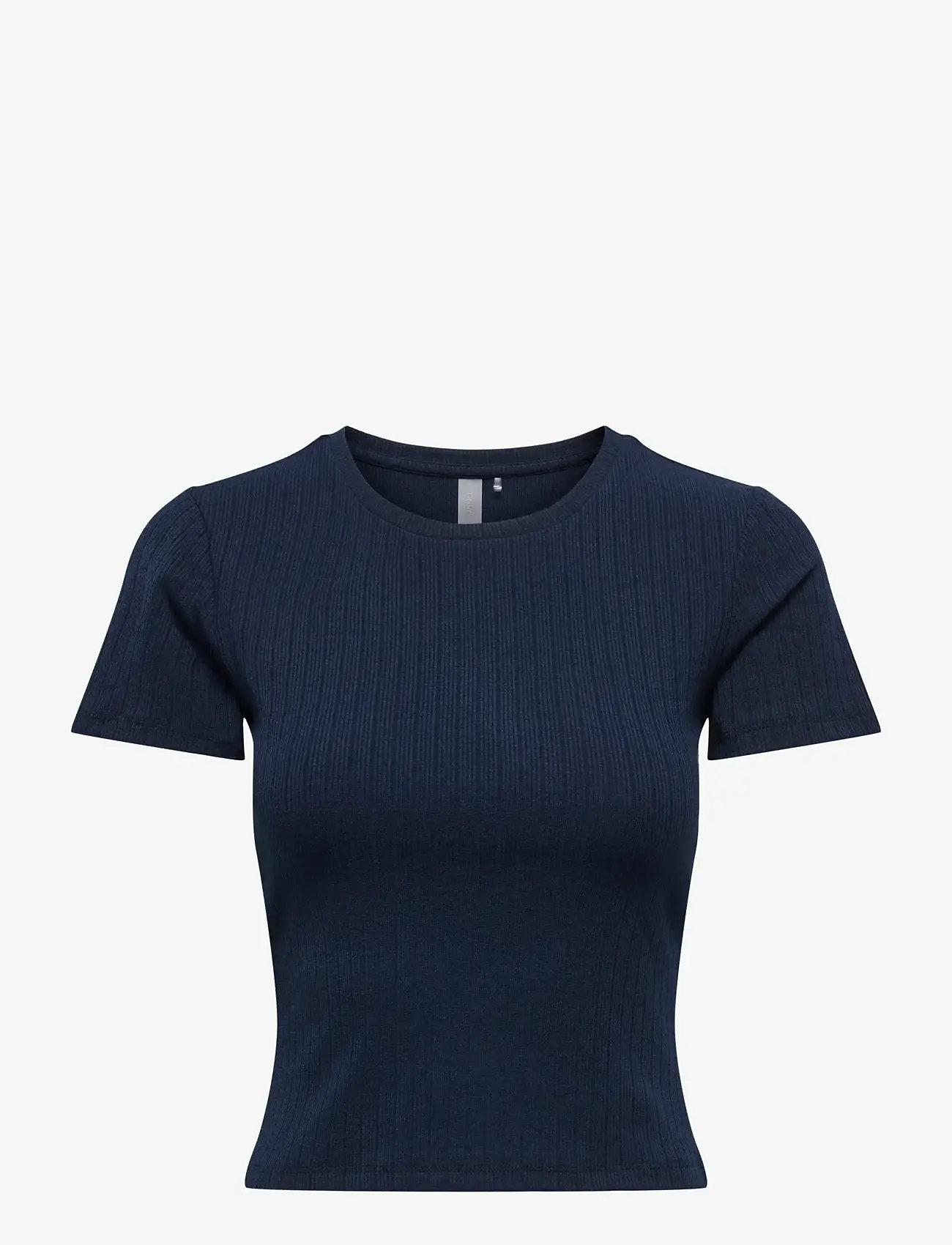 Only Play - ONPPOLINA ON SS SLIM SHORT RIB TOP - t-shirts - night sky - 0