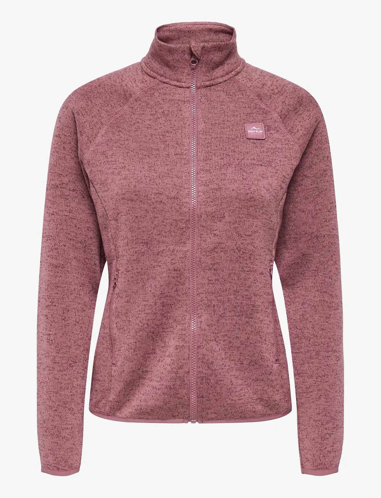 Only Play - ONPNEW-JANE HN FZ LS KNIT FLEECE JCK - friluftsjakker - rose brown - 1