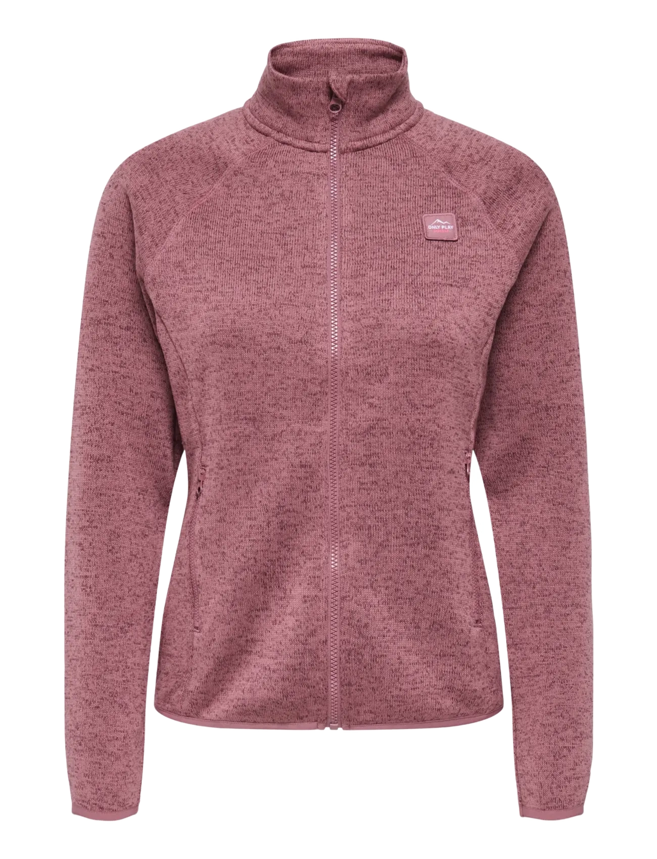 Only Play ONPNEW-JANE HN FZ LS KNIT FLEECE JCK - Jakker - ROSE BROWN / pink/rose