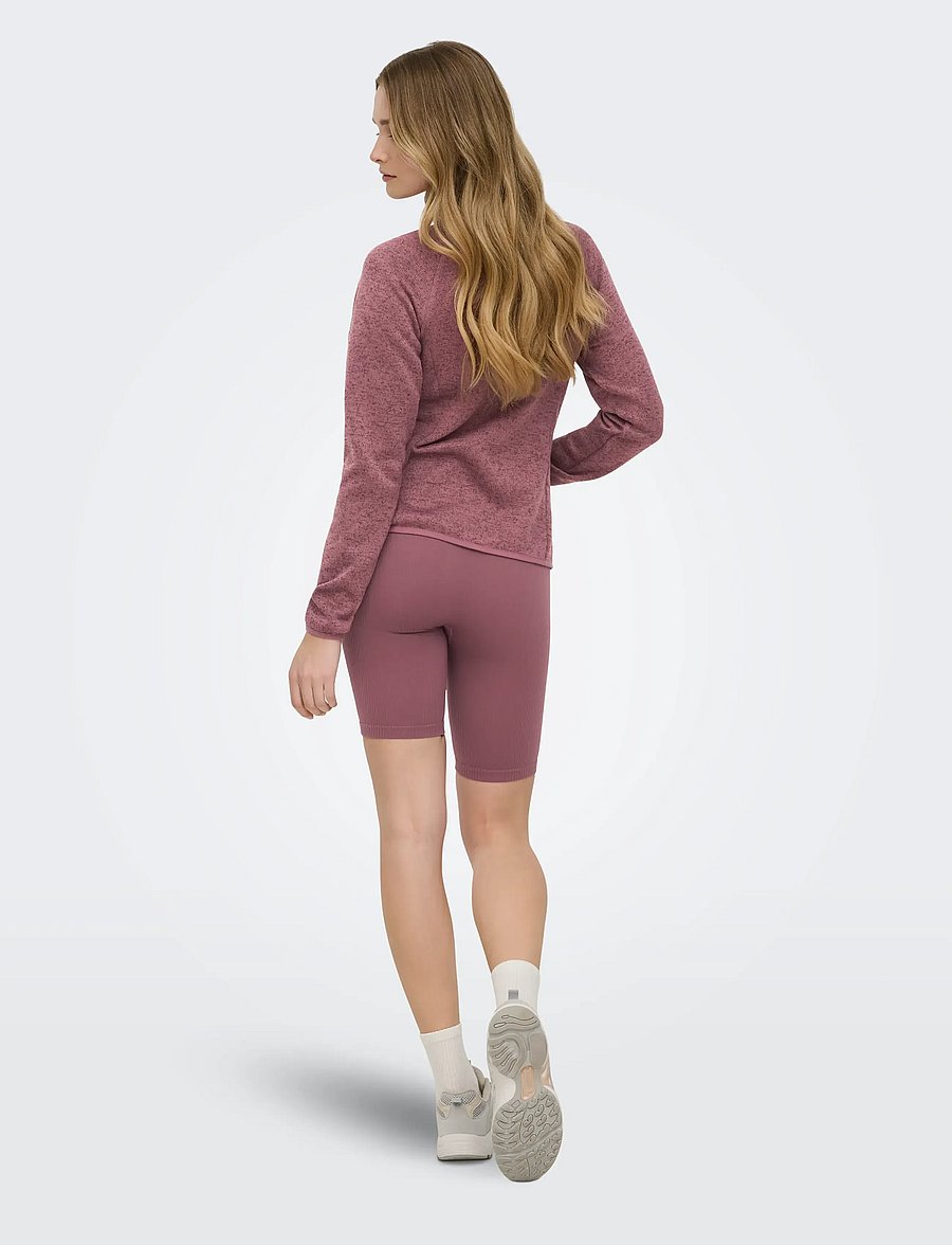 Only Play - ONPNEW-JANE HN FZ LS KNIT FLEECE JCK - välijoped - rose brown - 3