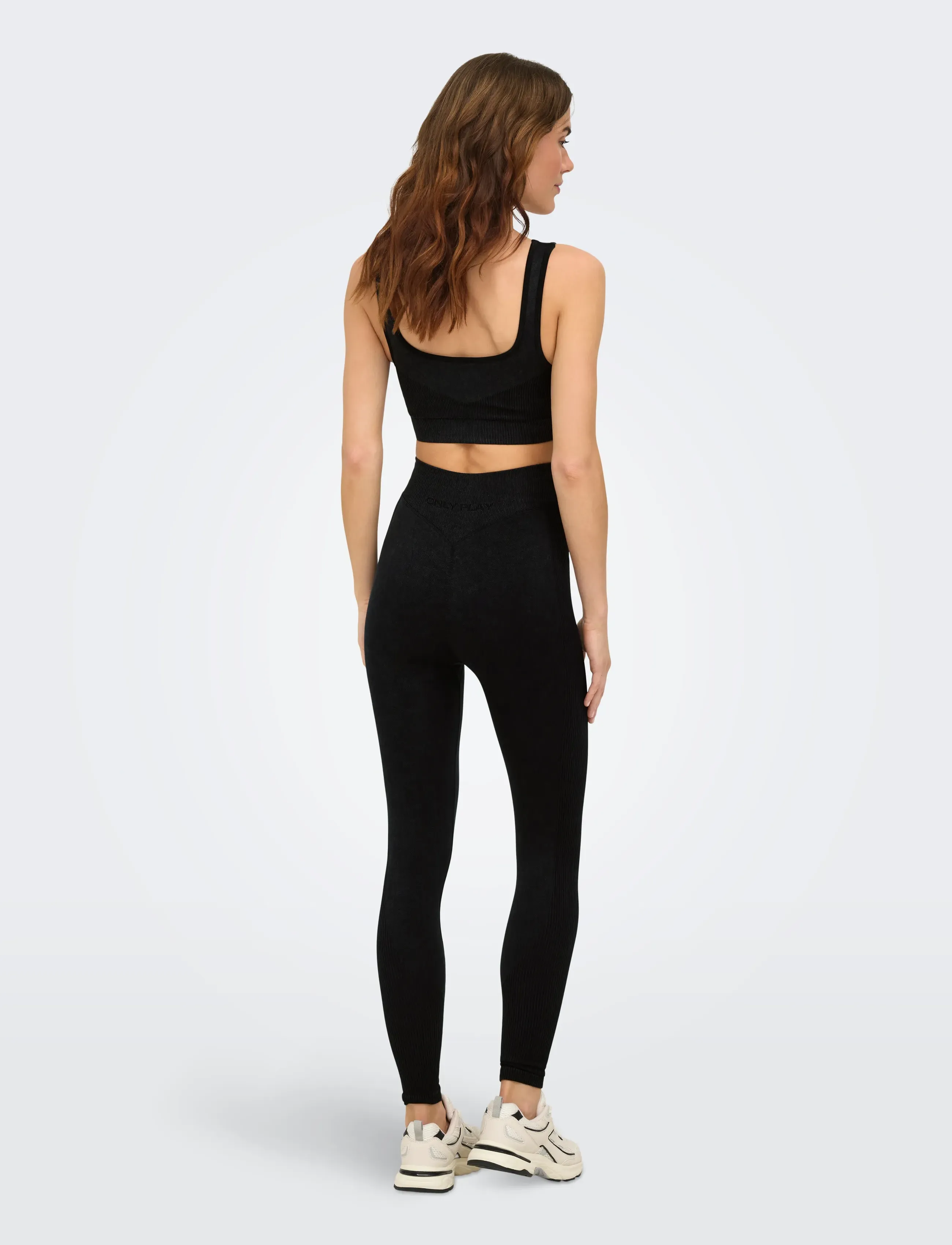 Only Play - ONPEDDA HW SEAM SCRUNCH TIGHTS NOOS - fuld længde - black - 4