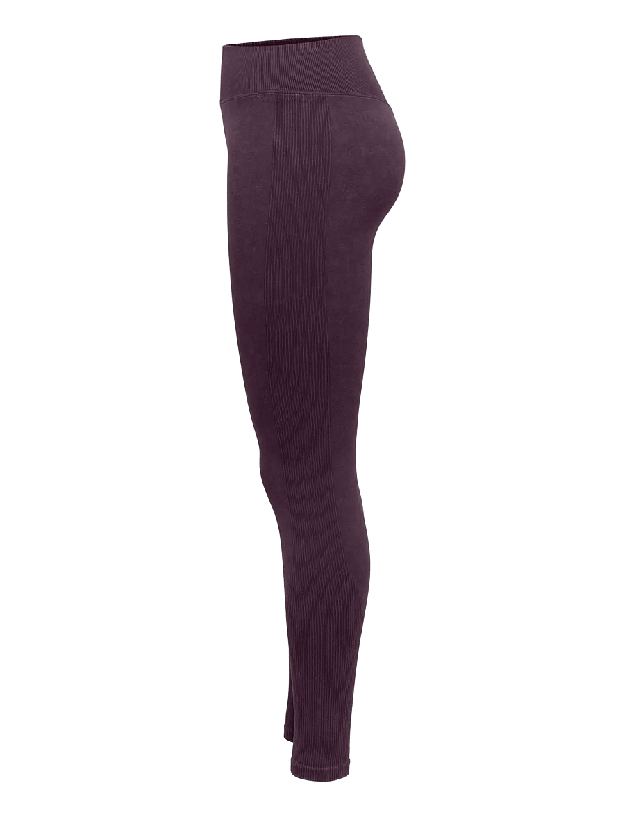 Only Play - ONPEDDA HW SEAM SCRUNCH TIGHTS NOOS - fuld længde - plum perfect - 2