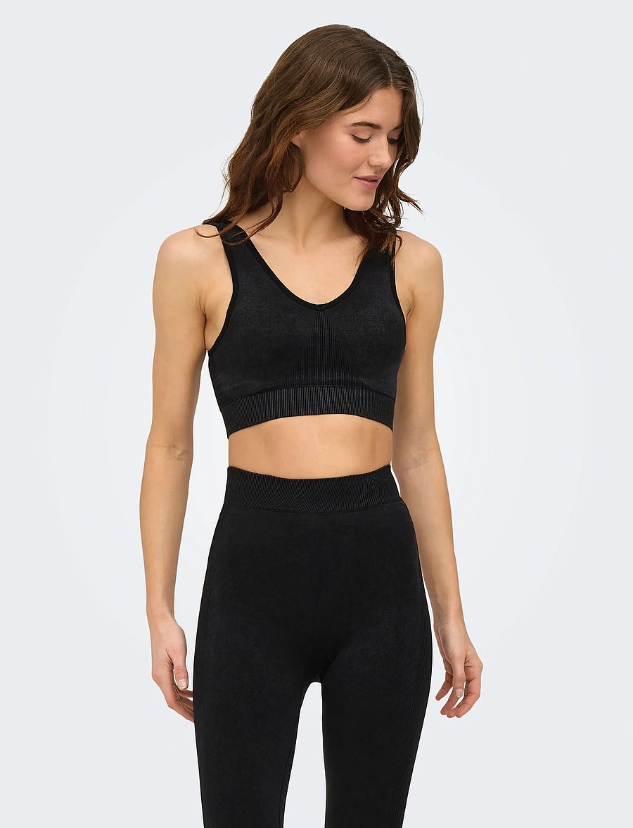 Only Play - ONPEDDA-2 SEAM BRA NOOS - sport-bhs - black - 0