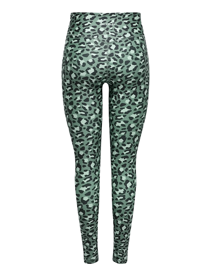 Only Play - ONPJAM-2-MILLE HW AOP PCK TIGHTS - træningstights - laurel wreath - 2