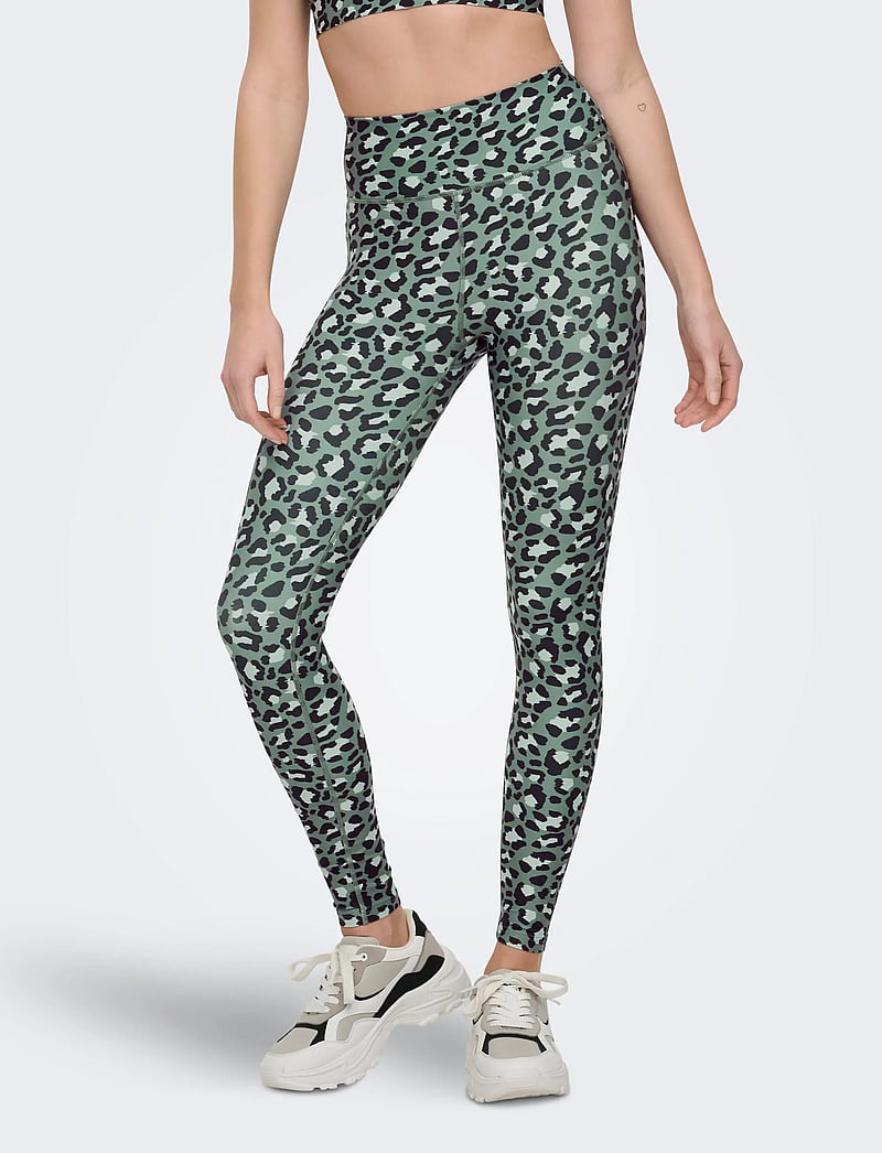 Only Play - ONPJAM-2-MILLE HW AOP PCK TIGHTS - tights - laurel wreath - 0