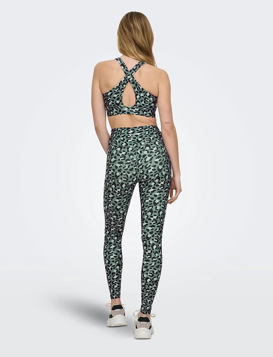 Only Play - ONPJAM-2-MILLE HW AOP PCK TIGHTS - træningstights - laurel wreath - 4