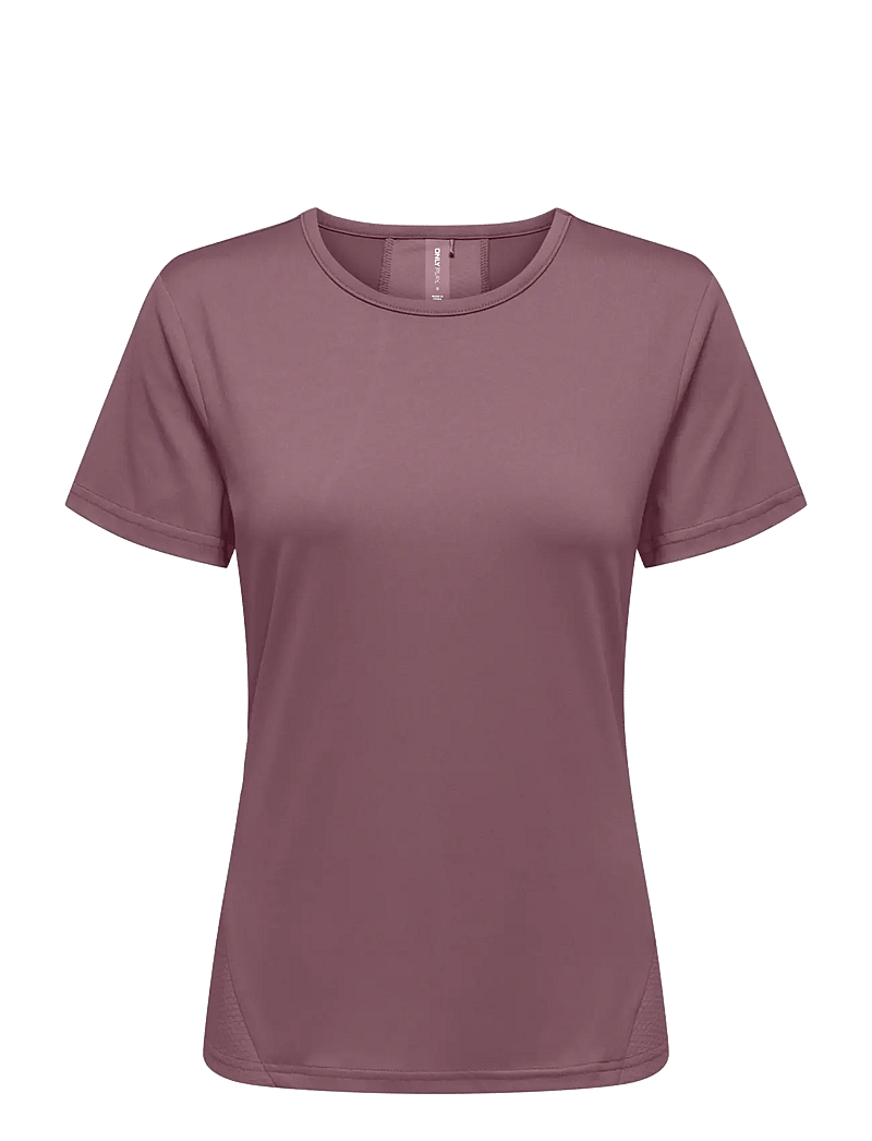 Only Play - ONPEVA ON SS REG TEE - t-shirts - rose brown - 0