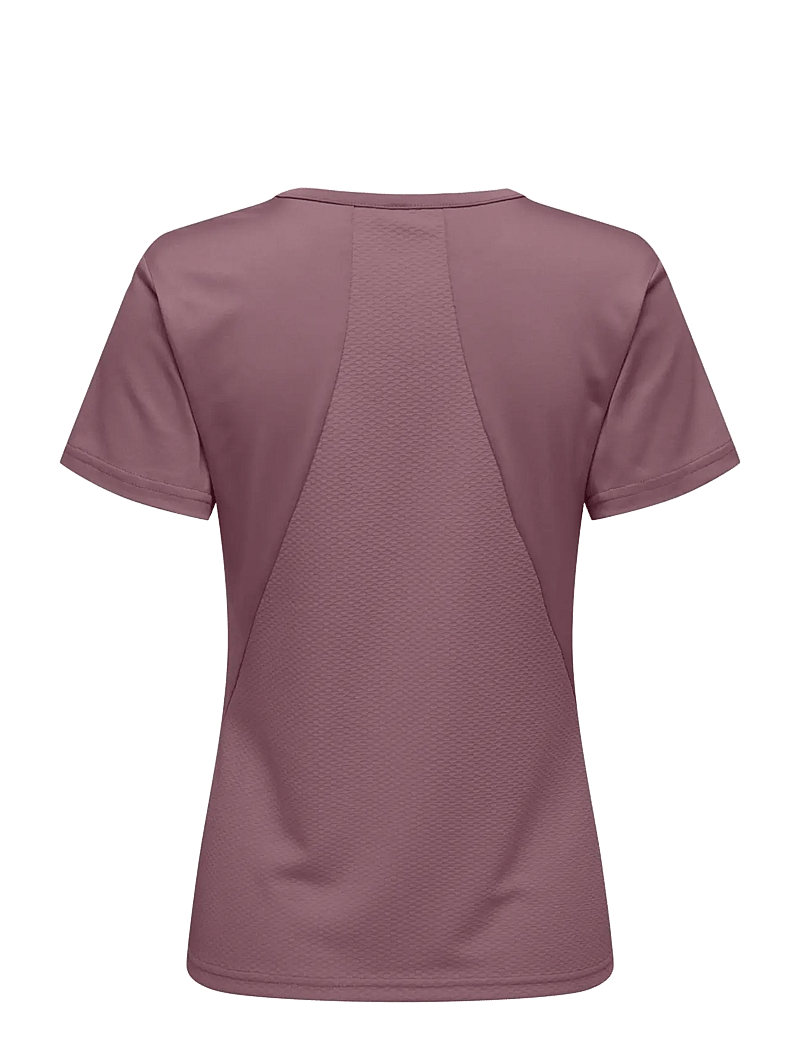 Only Play - ONPEVA ON SS REG TEE - t-shirts - rose brown - 1