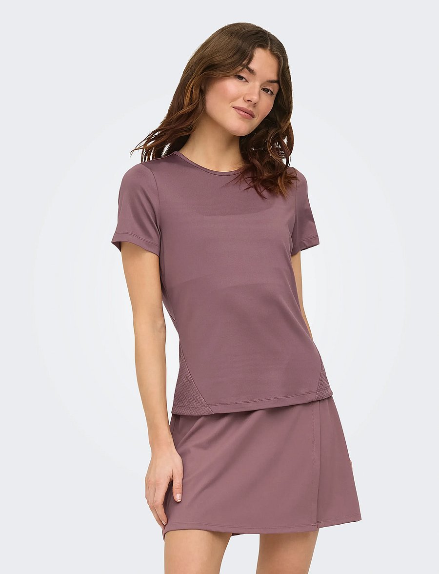 Only Play - ONPEVA ON SS REG TEE - alussärgid ja t-särgid - rose brown - 0