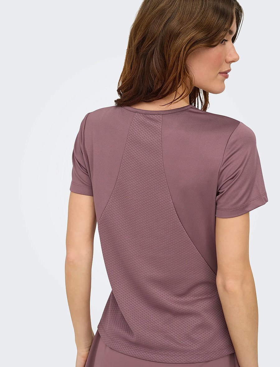 Only Play - ONPEVA ON SS REG TEE - alussärgid ja t-särgid - rose brown - 5