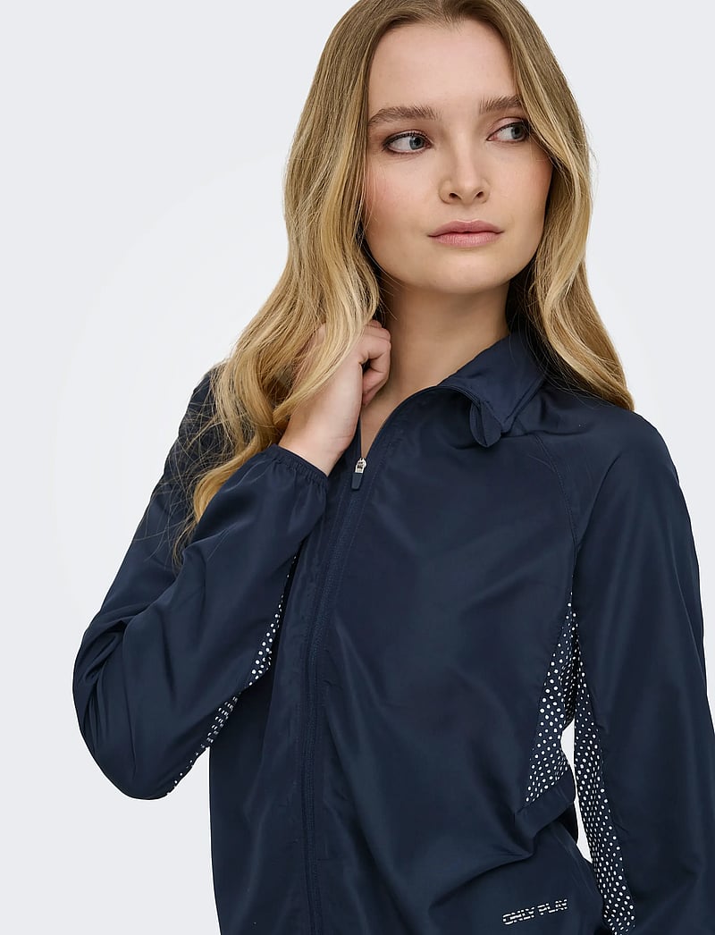 Only Play - ONPALICE HN FZ LS WVN AOP JCK - sportsjakker - night sky - 5