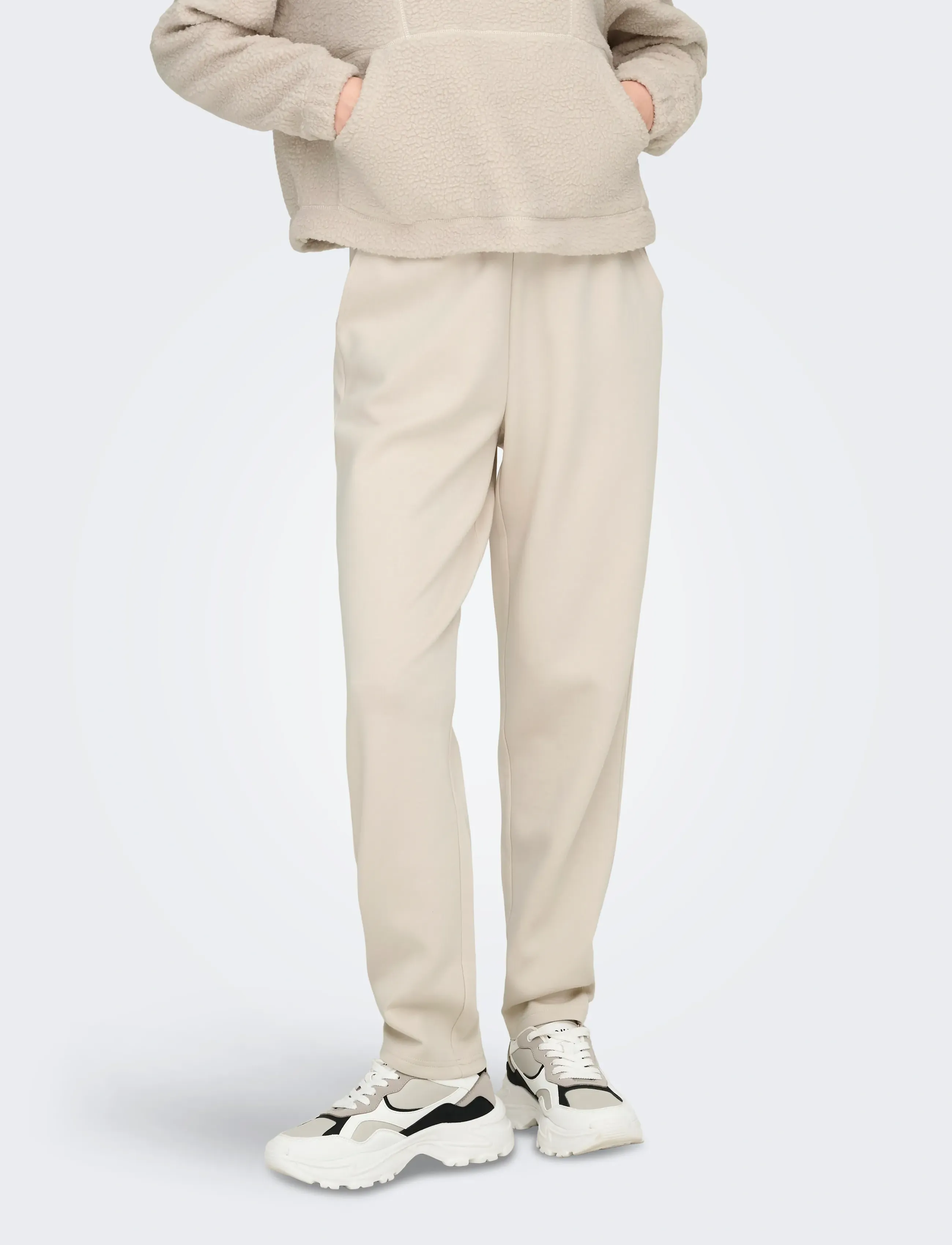Only Play - ONPLOUNGE HW TAPERED SWT PNT NOOS - treeningpüksid - pumice stone - 0