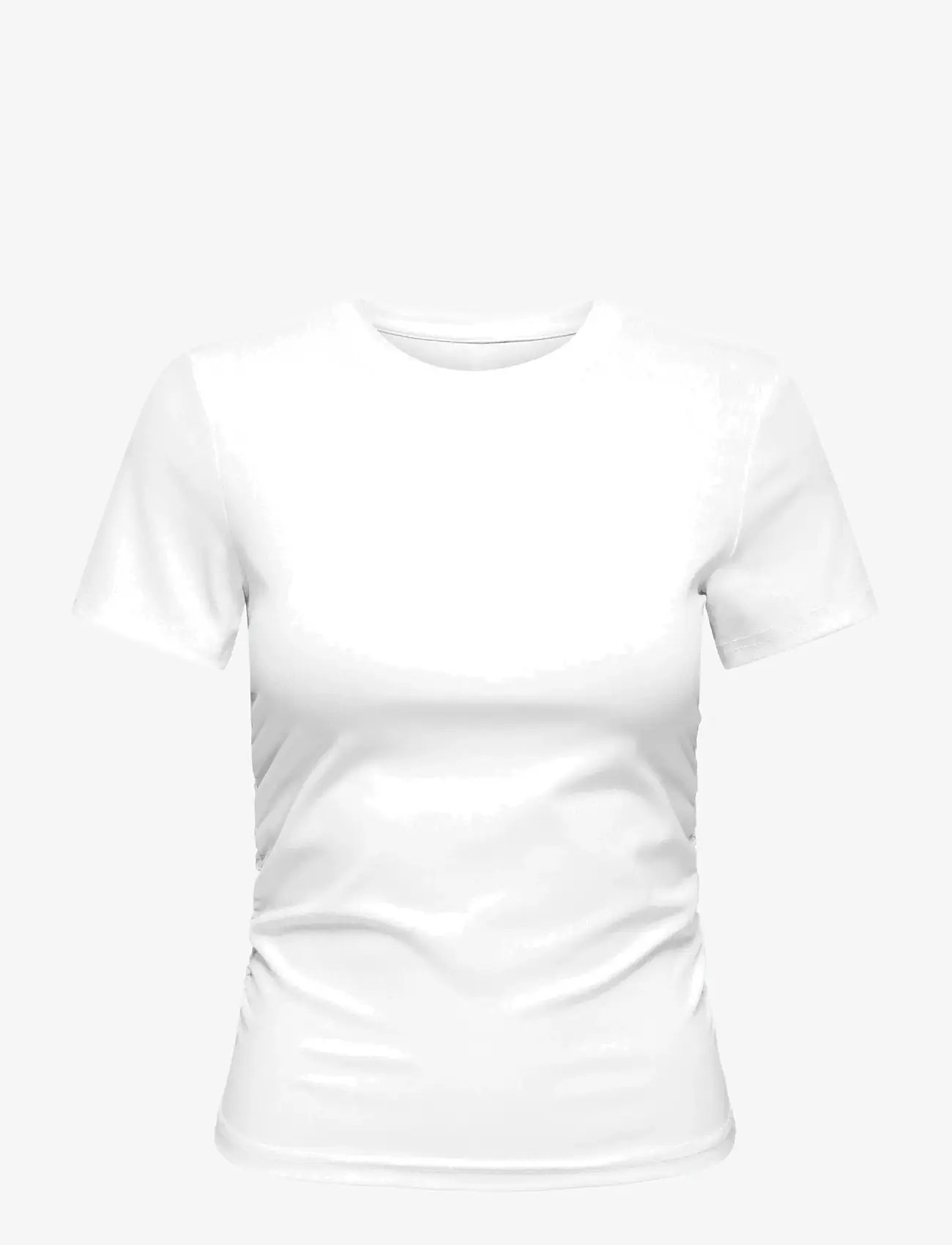 Only Play - ONPCILA ON SS SHORT RIB TOP - t-shirts - white - 1