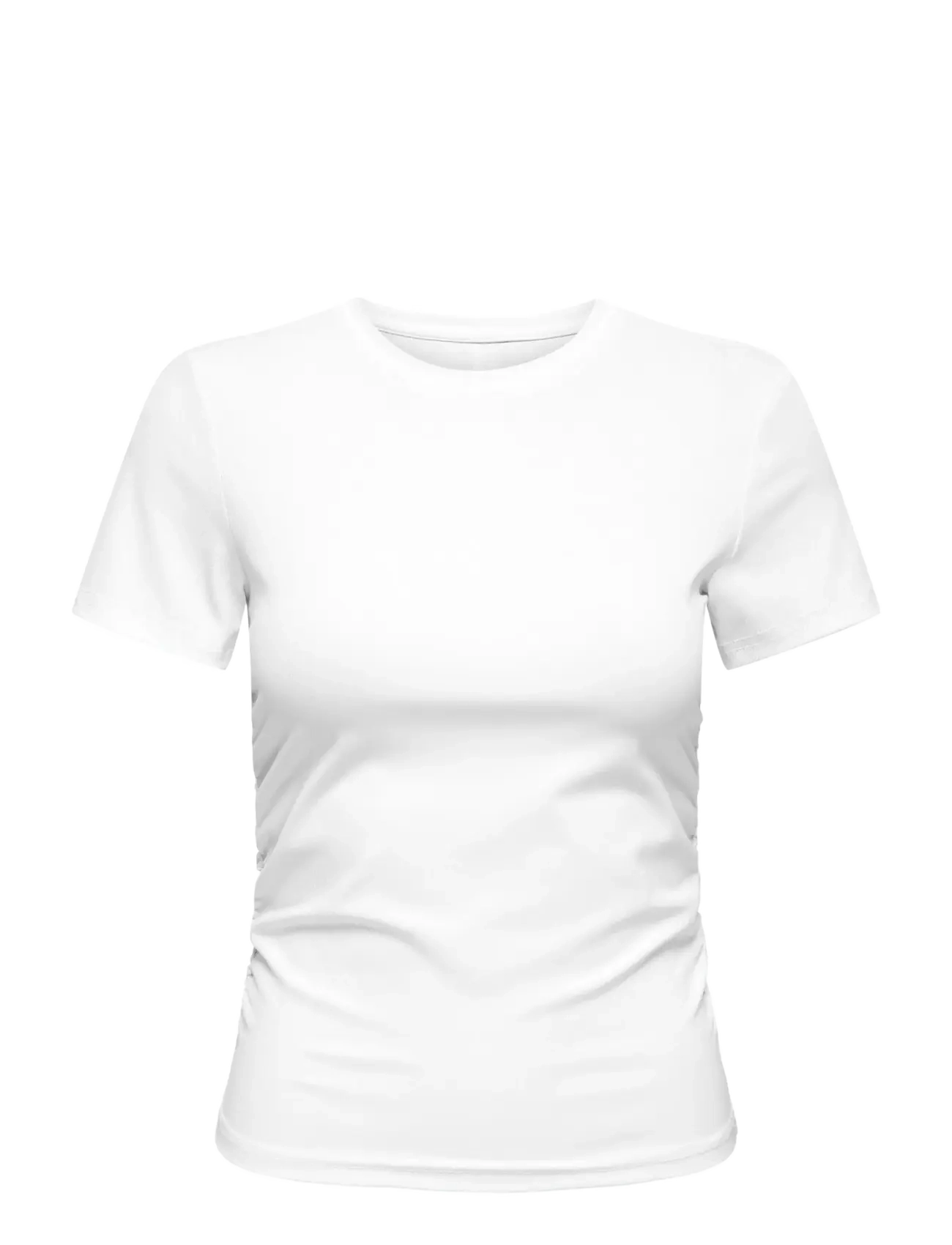 Only Play ONPCILA ON SS SHORT RIB TOP - Neue Artikel - WHITE / white