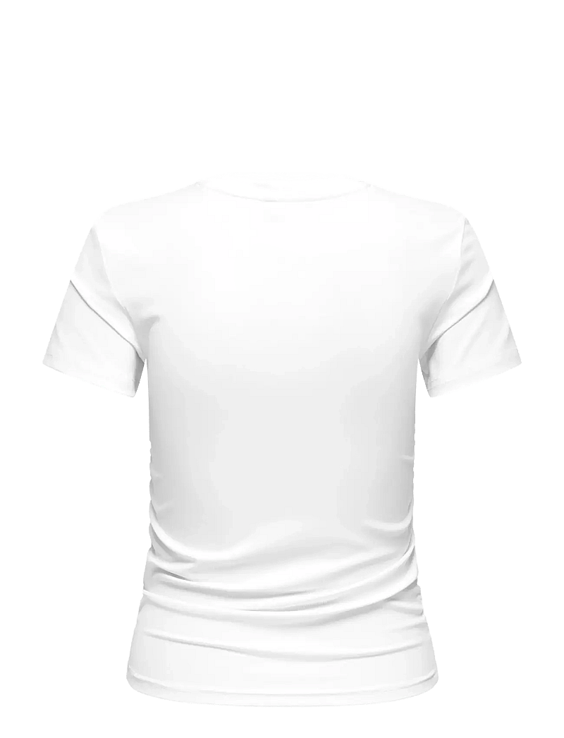 Only Play - ONPCILA ON SS SHORT RIB TOP - t-shirts - white - 2