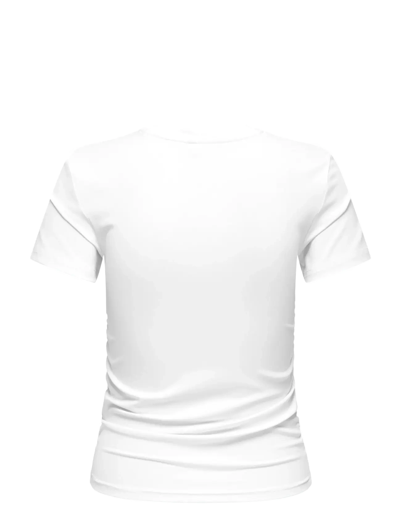 Only Play - ONPCILA ON SS SHORT RIB TOP - t-shirts - white - 2