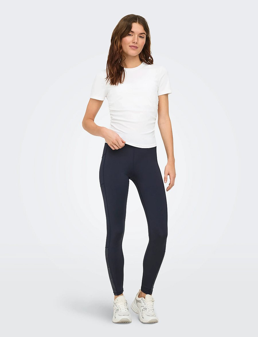 Only Play - ONPCILA ON SS SHORT RIB TOP - alussärgid ja t-särgid - white - 4