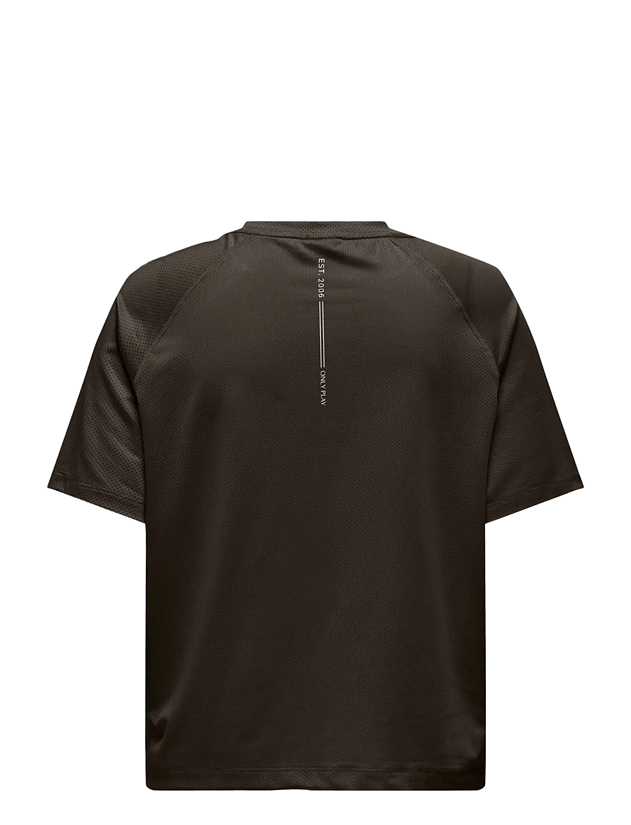 Only Play - ONPSILLE ON SS LOOSE TEE - alussärgid ja t-särgid - chocolate torte - 1