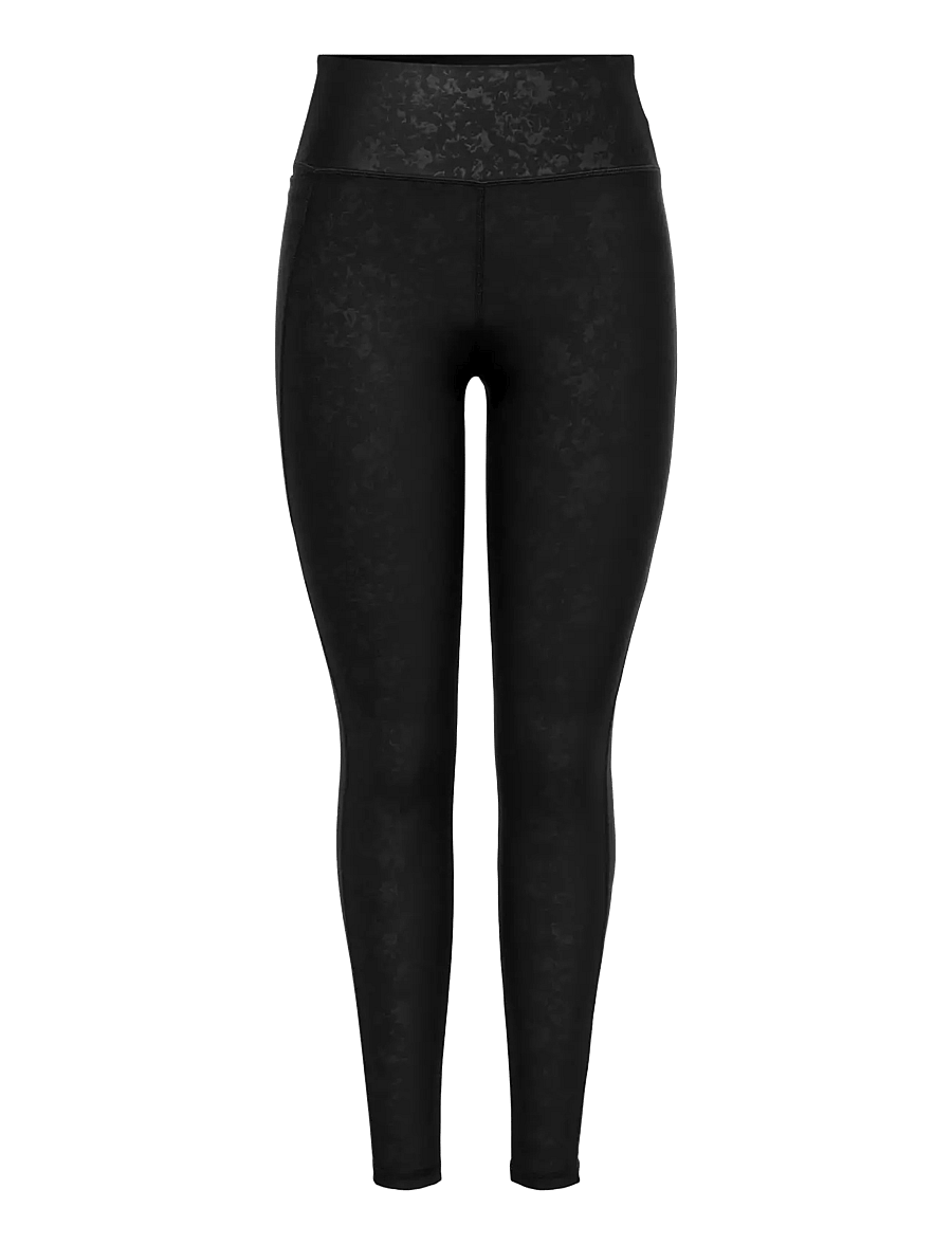 Only Play - ONPJAM-2-MIE LIFE HW PCK AOP TIGHTS - fuld længde - black - 1