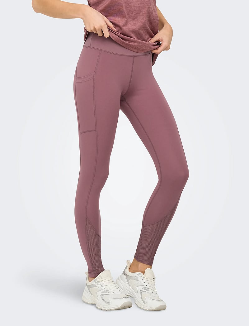 Only Play - ONPRYA-2-EVA LIFE HW PCK TIGHTS - treeningretuusid - rose brown - 0