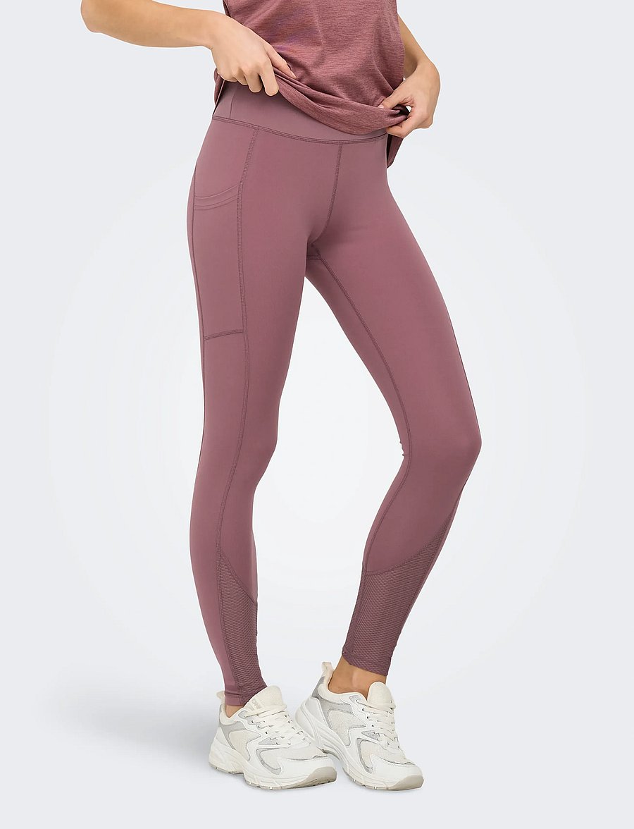 Only Play - ONPRYA-2-EVA LIFE HW PCK TIGHTS - fuld længde - rose brown - 0
