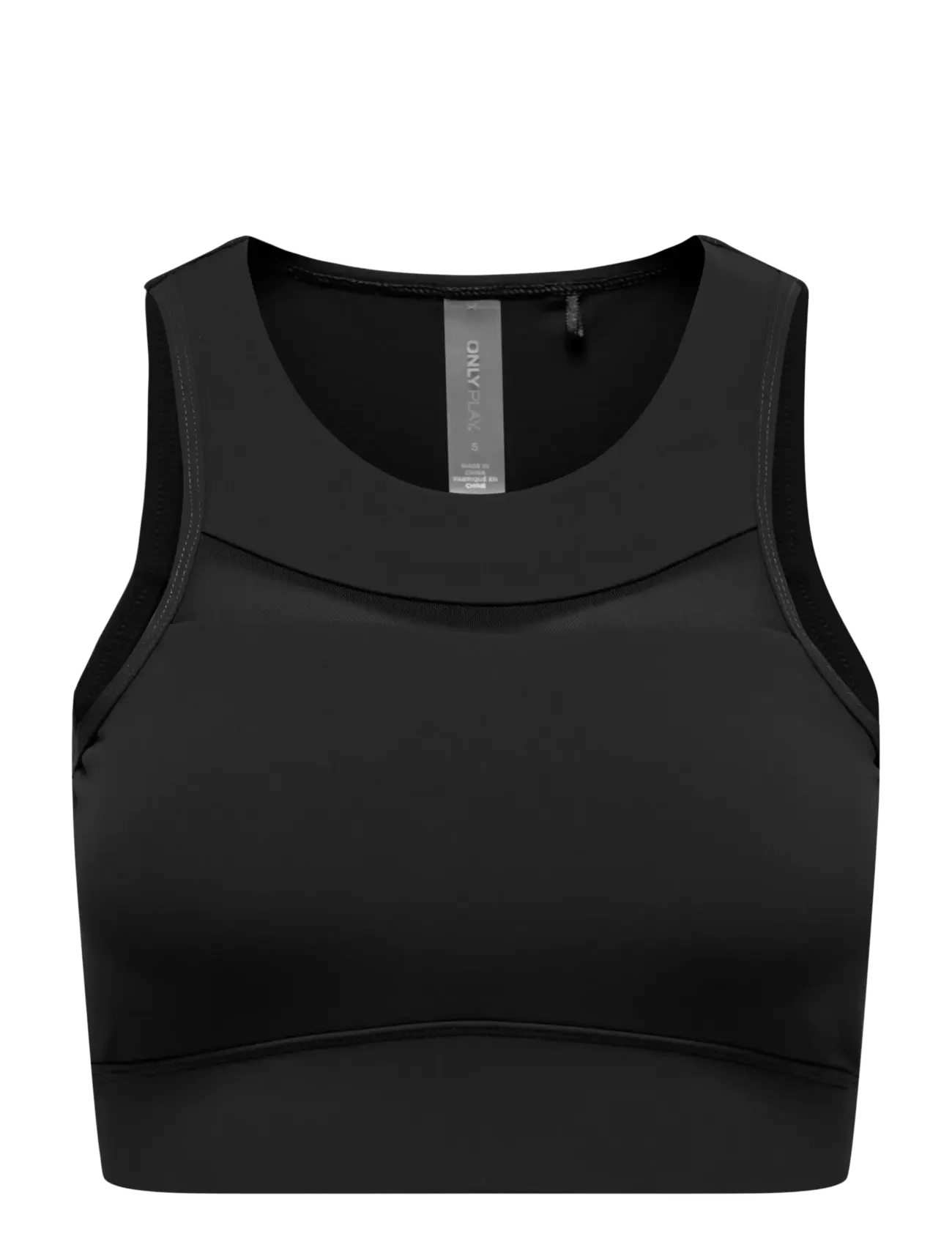 ONLY PLAY Onpnewposh-2 Mesh Sport BH Schwarz - M - Damen