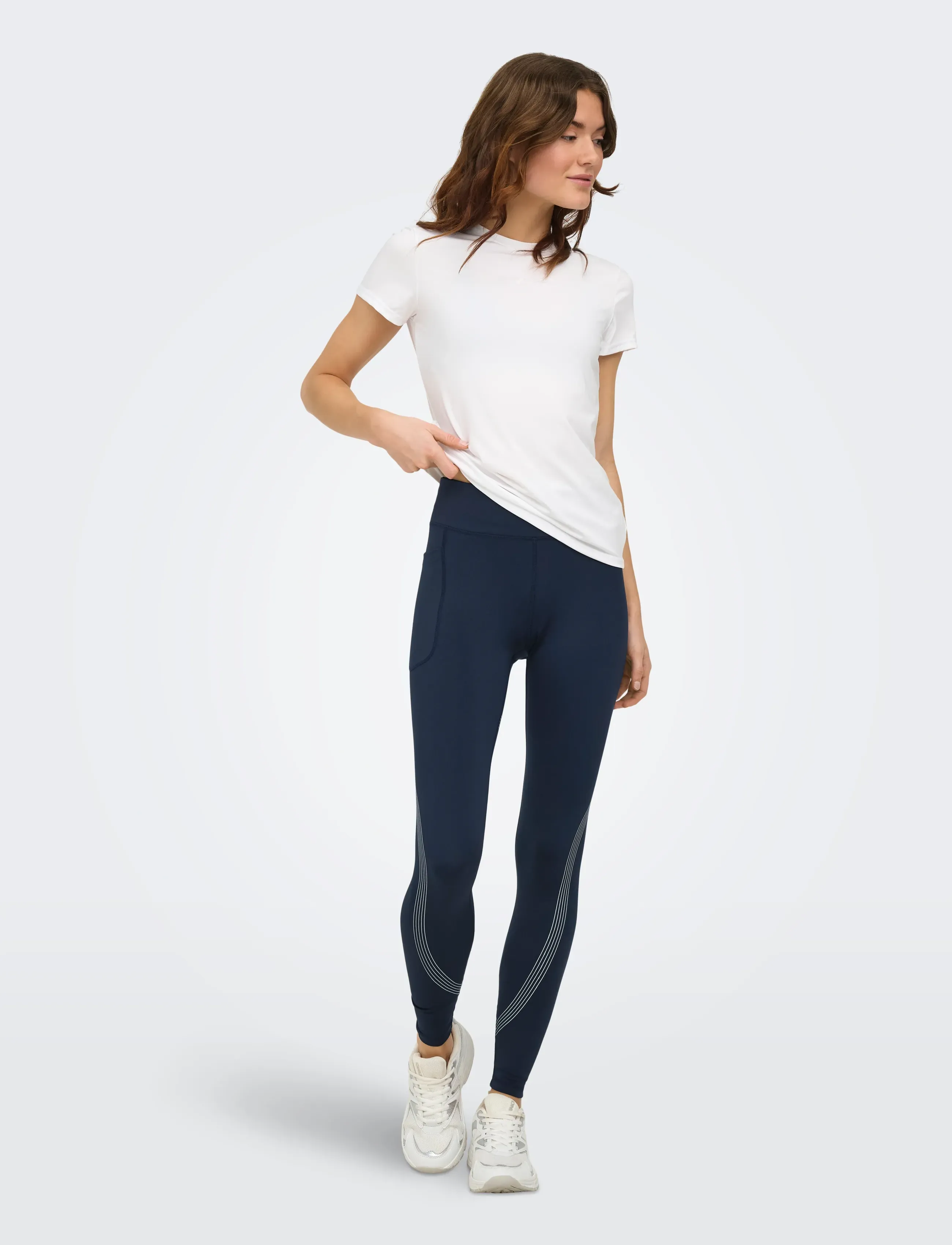Only Play - ONPMILA-2-CONTRA LIFE HW TIGHTS - täispikkus - night sky - 4
