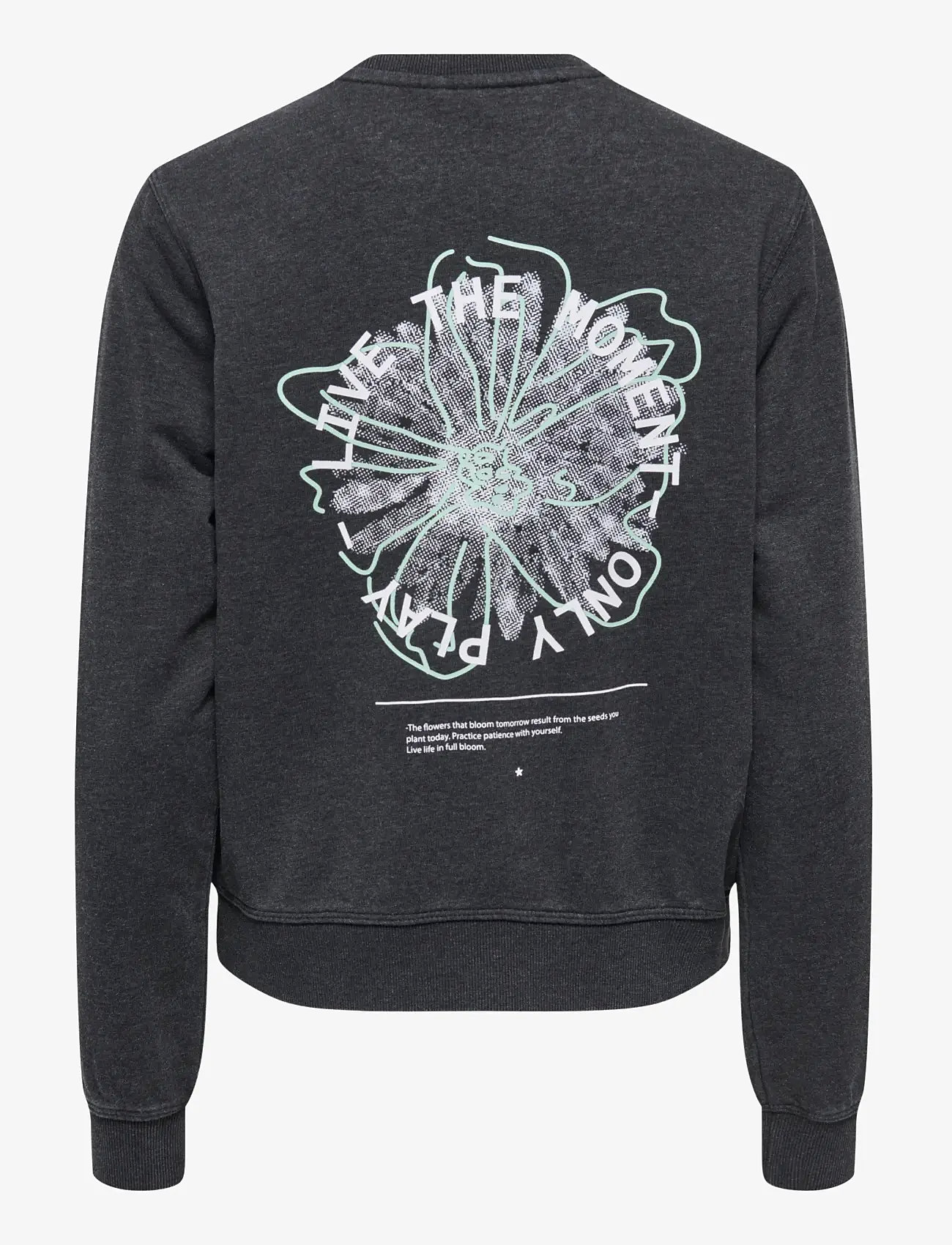 Only Play - ONPMI LIFE ON LS LOOSE SWT - overdele - black - 2