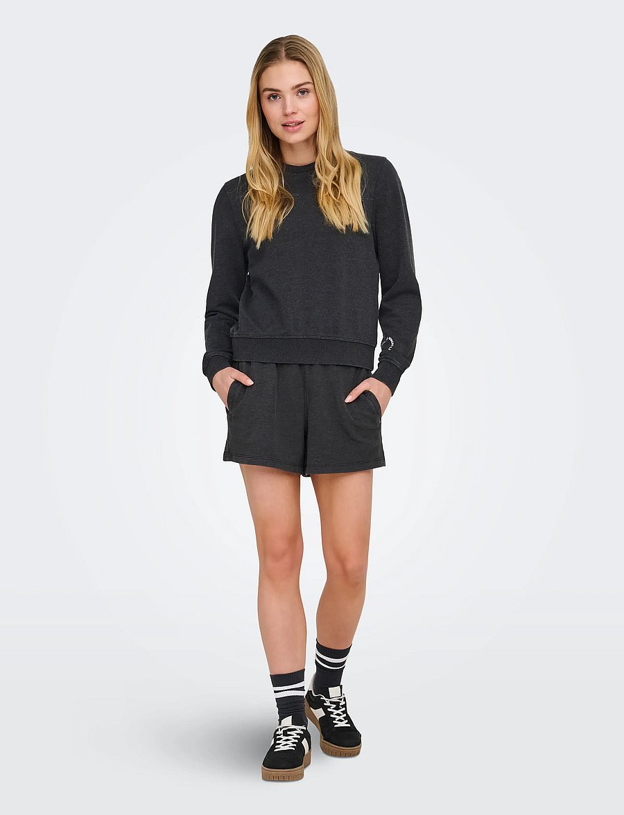 Only Play - ONPMI LIFE ON LS LOOSE SWT - oberteile - black - 4