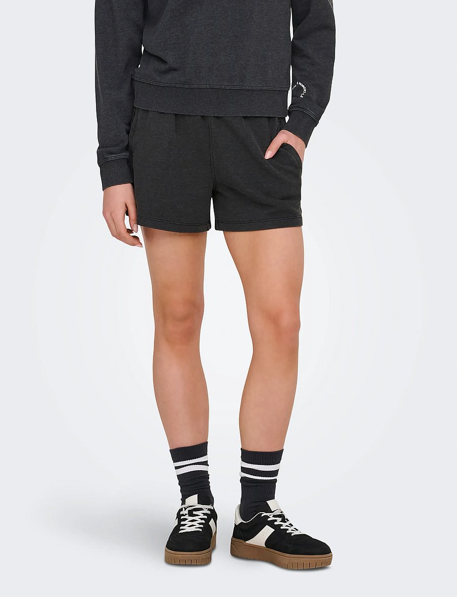 Only Play - ONPMI LIFE HW SWT SHORTS - apatinės dalies rūbai - black - 0
