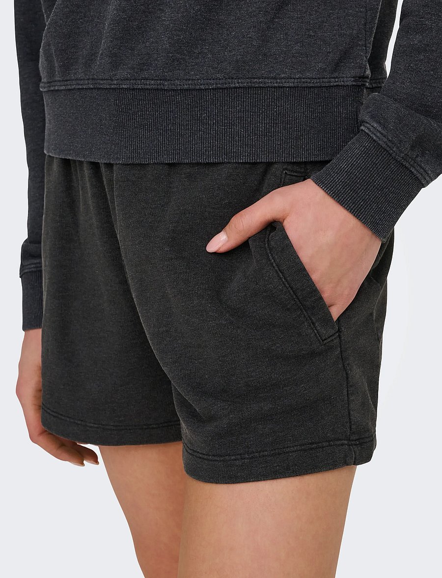 Only Play - ONPMI LIFE HW SWT SHORTS - apatinės dalies rūbai - black - 5