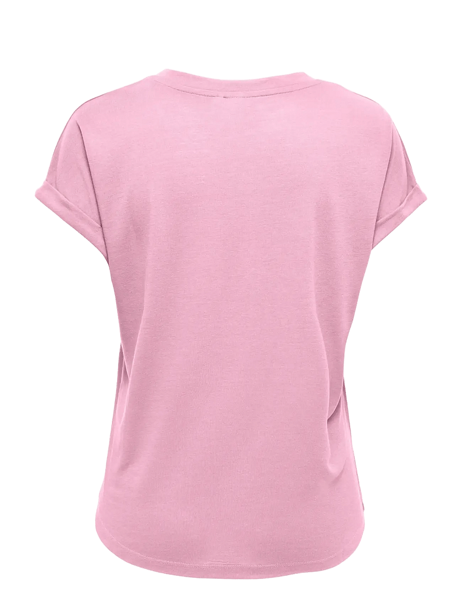 Only Play - ONPFREI LIFE EMBR SS BAT LOOSE JRS TEE - t-shirts - bonbon - 1