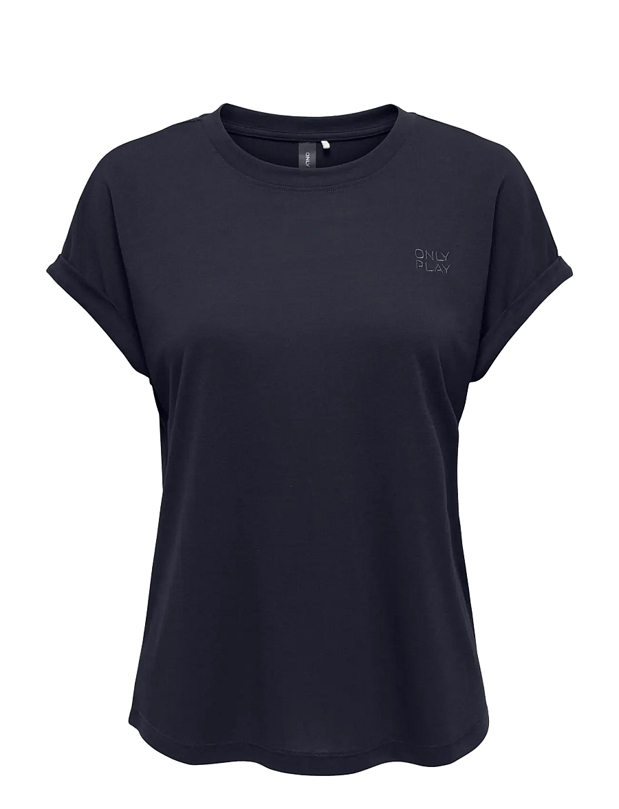 Only Play - ONPFREI LIFE EMBR SS BAT LOOSE JRS TEE - t-shirts - night sky - 0