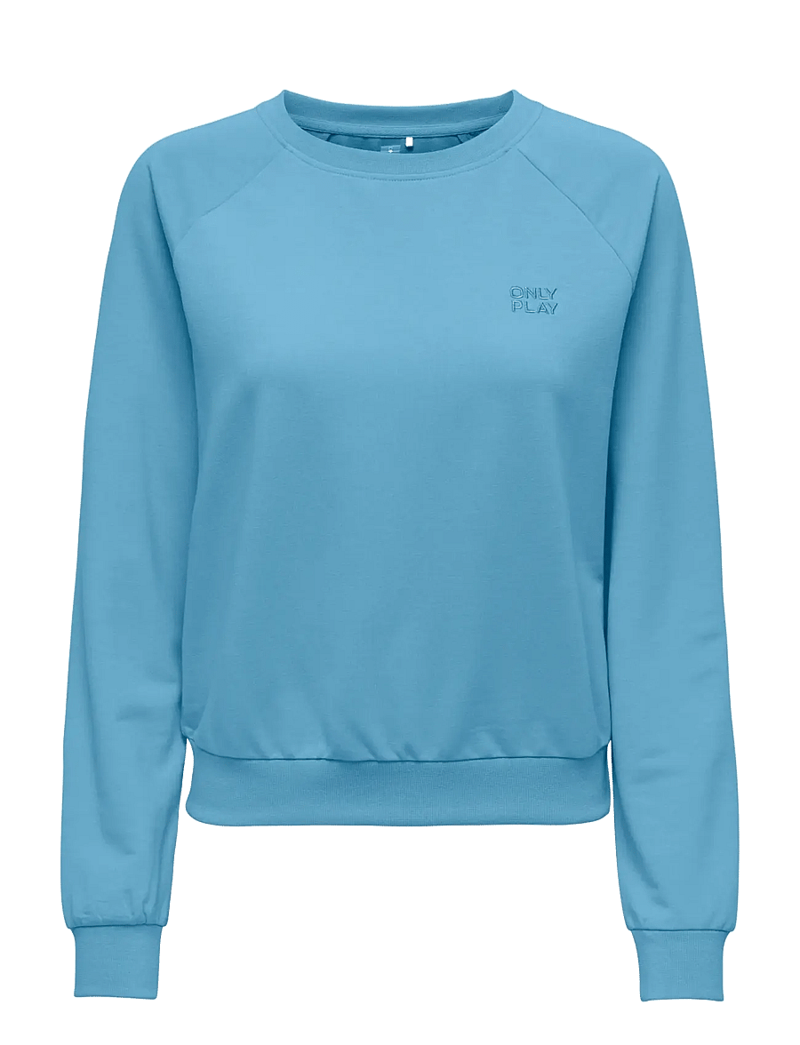 Only Play - ONPFREI LIFE EMBR ON LS SWT - sweats et sweats à capuche - niagara - 0