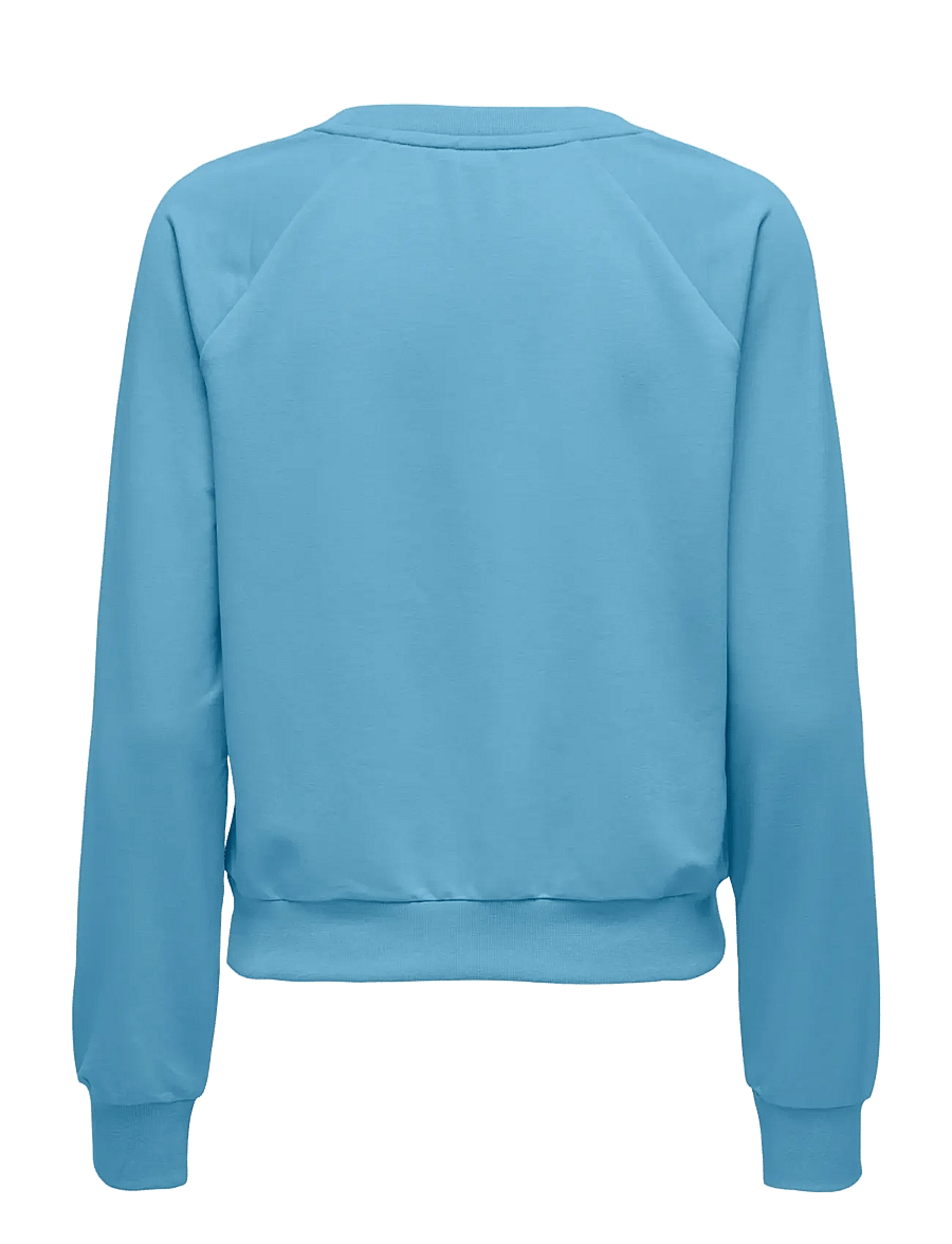 Only Play - ONPFREI LIFE EMBR ON LS SWT - sweats et sweats à capuche - niagara - 1