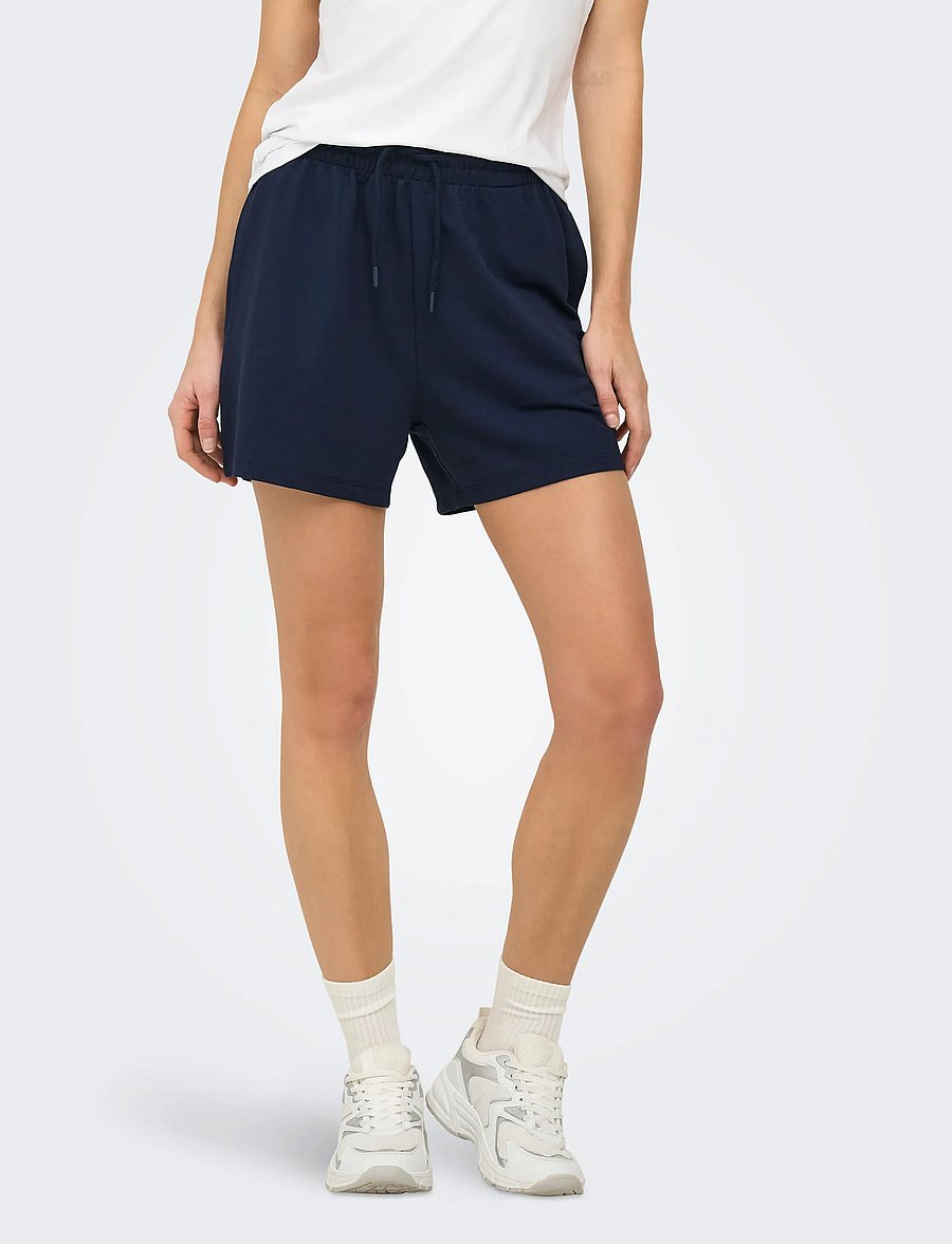 Only Play - ONPFREI LIFE EMBR HW SWEAT SHORTS - underdele - night sky - 0